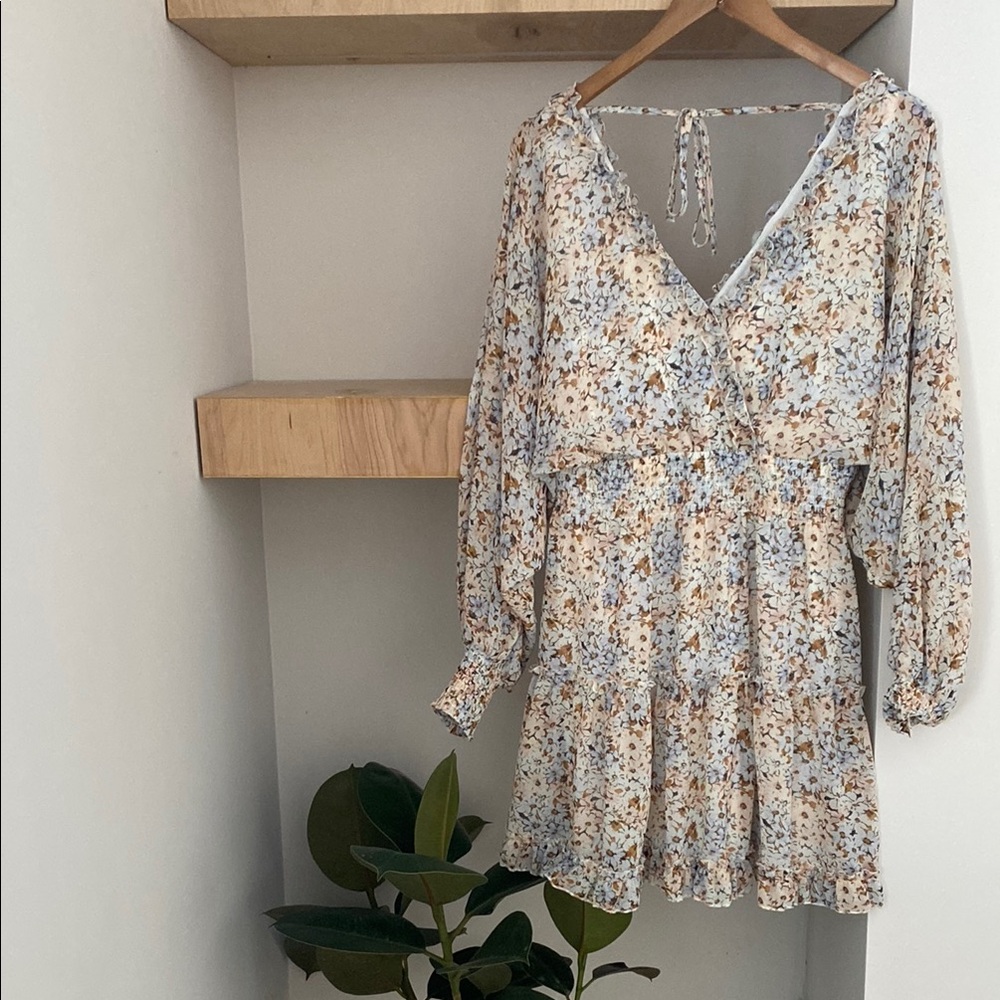 Floral V-Neck Dress